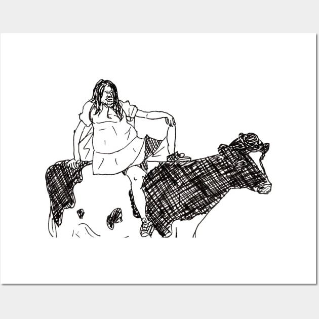 lee mack - west country lady godiva Wall Art by underscoree